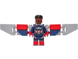 Captain America, Sam Wilson, Dual-Molded Legs, Neck Bracket